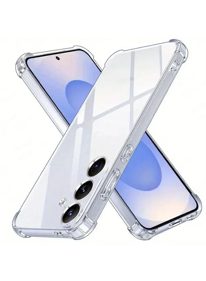 Transparent Shockproof Case For Samsung Galaxy S24 FE Anti Yellow Soft Back Clear - Image 1
